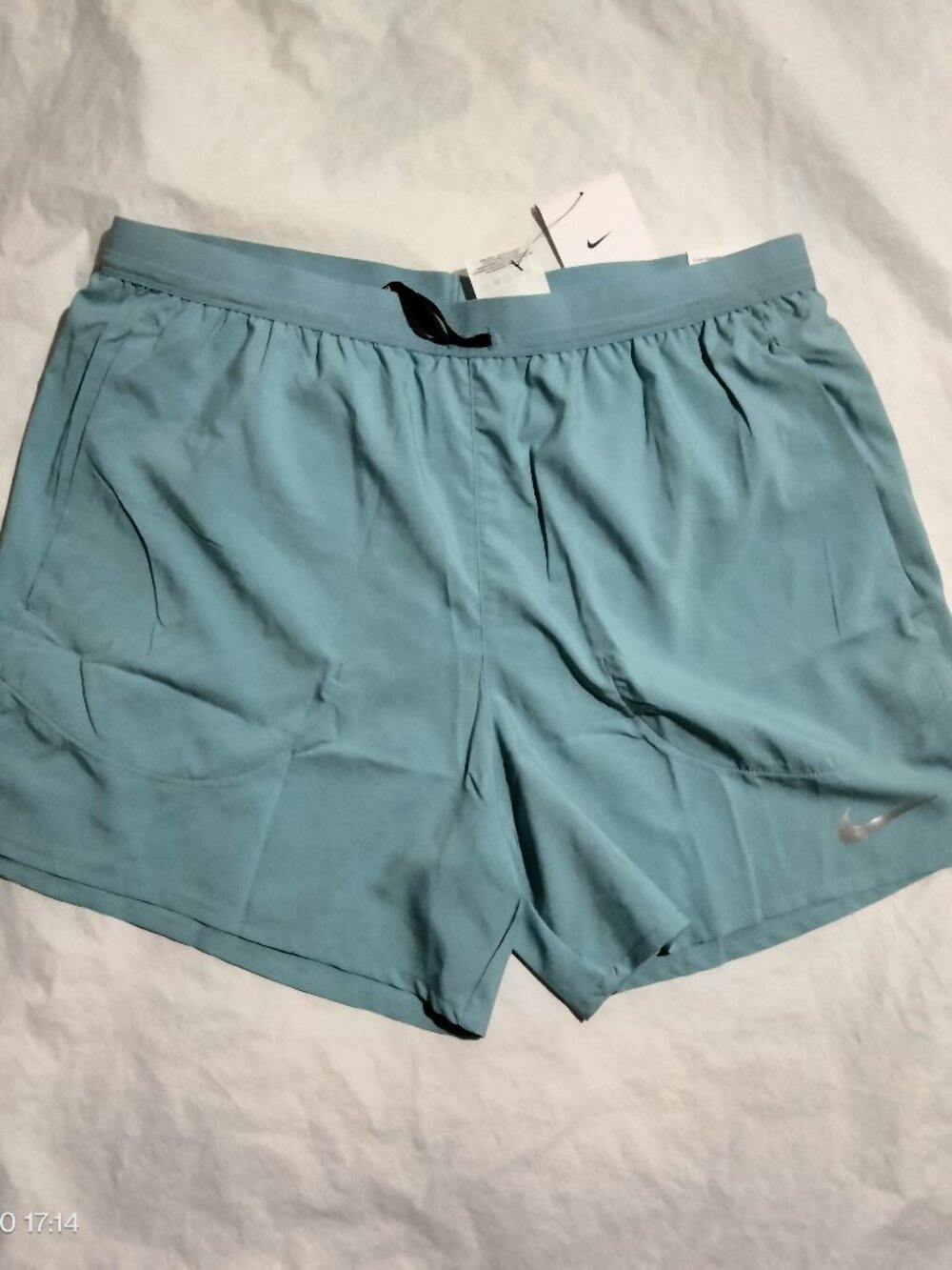 Nike Men's Flex Stride 5" Running Shorts Blue Teal Lined CJ5453-464 Size L